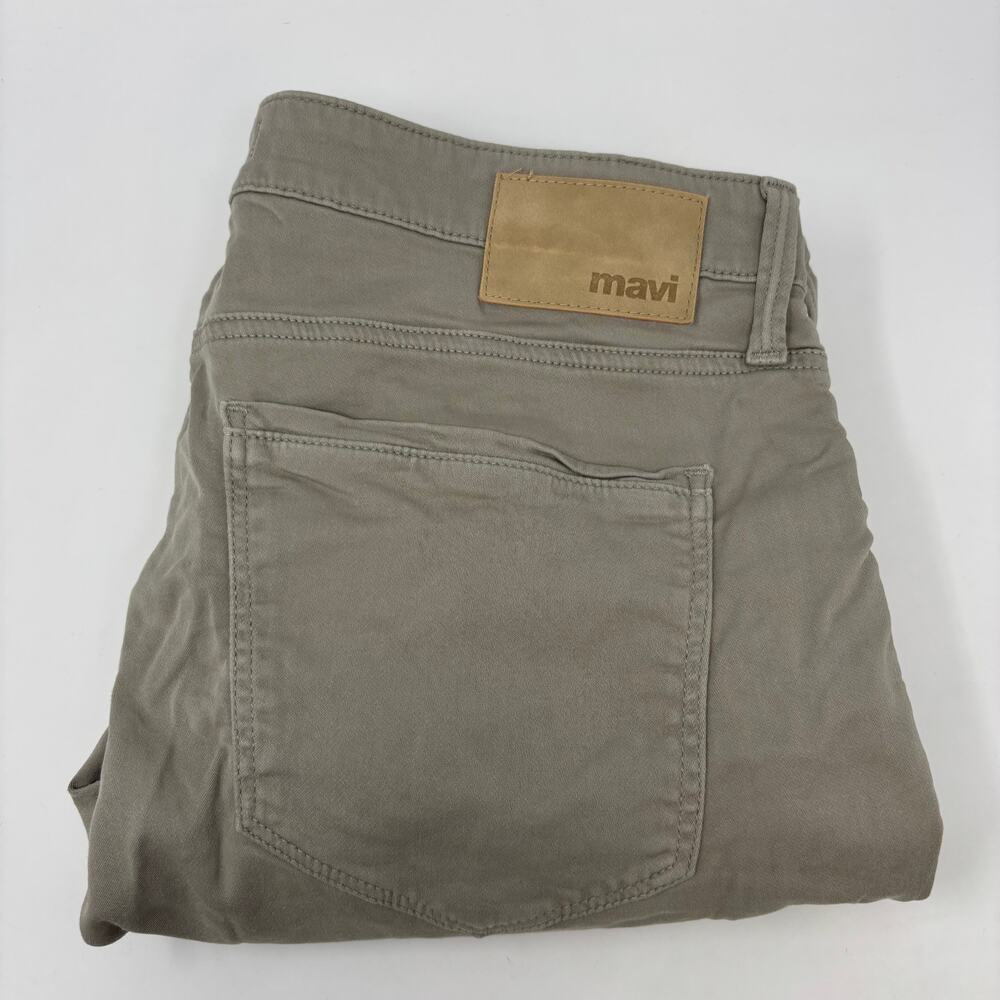 Mavi Mens 36x32 Athletic Denim Light Brown "Jake" Slim Leg 5 Pocket Design Jeans